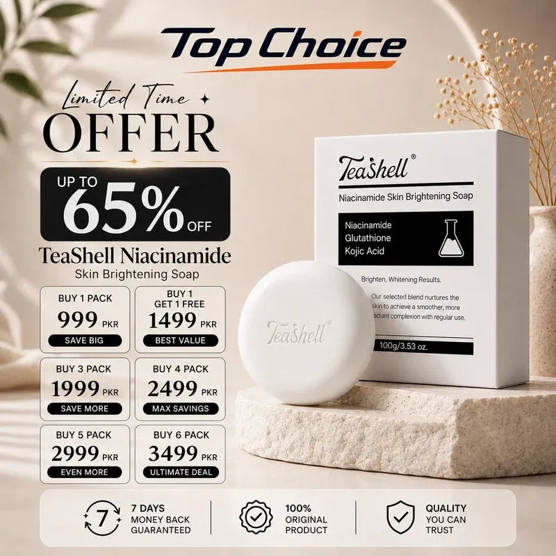 Teashell Niacinamide Skin Brightening Soap