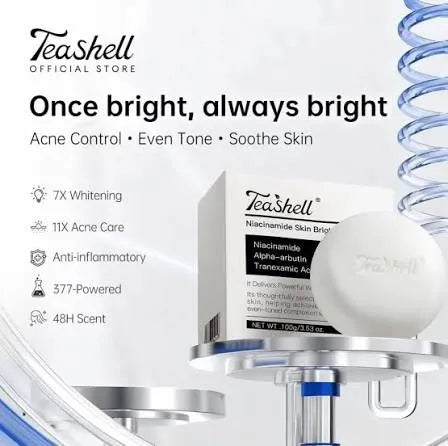 Teashell Niacinamide Skin Brightening Soap